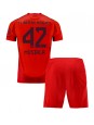Bayern Munich Jamal Musiala #42 Heimtrikotsatz für Kinder 2024-25 Kurzarm (+ Kurze Hosen)